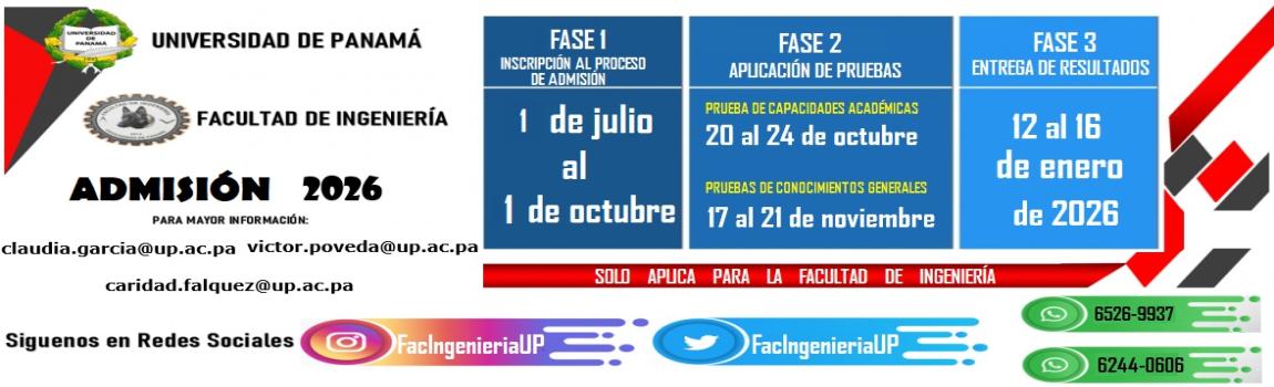 Banner Fases Admisión